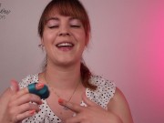 Sex Toy Review - Kisscool Clitoral Tapping Silicone Vibrator with Finger Loop for Accessibility 6/16