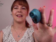 Sex Toy Review - Kisscool Clitoral Tapping Silicone Vibrator with Finger Loop for Accessibility 7/16