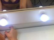 My stepbrother catches me on all fours at his house. 2/16