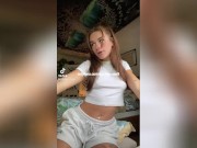 18yo influencer flashes hairy pussy on TikTok *EMBARASSED* 1/16