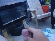 Outdoor male masturbating and moaning 14/16