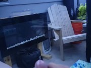 Outdoor male masturbating and moaning 6/16