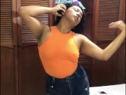 My neighbor sends me a video of her undressing at her husband's house. 2/16