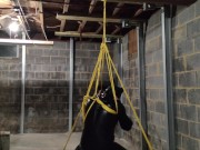 Self Bondage Suspension! 13/16