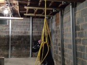 Self Bondage Suspension! 14/16