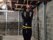 Self Bondage Suspension! 2/16