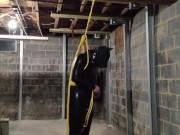 Self Bondage Suspension! 7/16