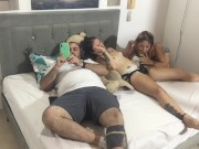 I FUCK MY GIRLFRIEND IN FRONT OF MY STEPFATHER 4/16