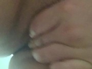 Pulling down my pants showing my genitals 6/16