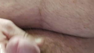 Masturbation with close up cumshot
