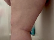 Anal play in the shower while husband is asleep 13/16
