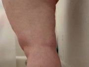 Anal play in the shower while husband is asleep 14/16