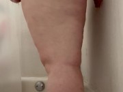 Anal play in the shower while husband is asleep 8/16