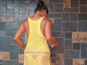 Transparent Seethrough One Piece Try On 10/16