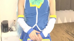【女装】コスプレオナニー【アクア】【このすば】