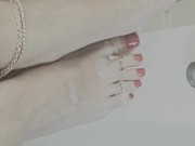 Me vengo en sus pies sexys 13/16