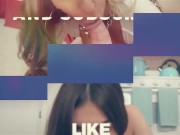 1000Facials - Latina Spicey Roomate Sucked My Dick Good In The Kitchen 15/16