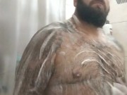 Soapy shower fun 10/16