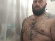 Soapy shower fun 2/16