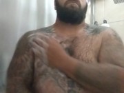 Soapy shower fun 4/16