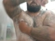 Soapy shower fun 5/16