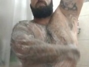 Soapy shower fun 6/16