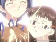Horny japanese anime fuck orgy between teens 15/16