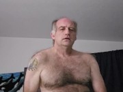 Stroking my hard cock and cumming. 13/16