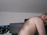 Stroking my hard cock and cumming. 4/16