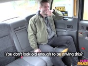 Female Fake Taxi - Petite Carmel Anderson in a ROUGH SEX video in Fishnet Stockings 1/16
