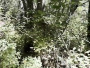 Horny guy sneaks into the woods to jack off 16/16