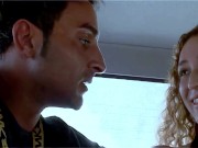 Beautiful Spanish amateur Monica Ledesma fucks with pornstar outdoors 1/16