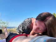 Visiting Public Beach To Suck Dick & Swallow Cum Before Going Swimming 9/16