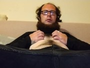 Home Alone Guy Fucks Himself Self Employed Freedom Risky Caught Masturbating Dildo Cumshot 1/16
