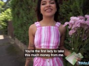 Public Agent Brown haired latina fucks a stranger in a public area 4/16