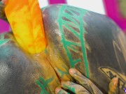 Solo in Fishnets & High Heels: Naughty Pussy Play & Deep Anal Teasing with My Biggest Toy 3/16