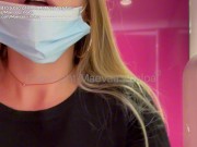 STRANGER CHALLENGE - I ask a stranger to fuck me in the toilets of the Paris airport 5/16