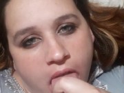 Deep blowjob , handjob and cum in mouth 12/16