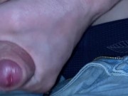 I discreetly jerk off in the office under the table to the secretary POV 12/16