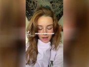 Sexy home movie of Lena Mouse getting creampied! 12/16