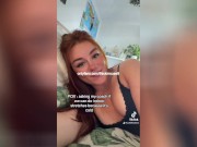 Tight Petite Pussy Leaking Cum *TIKTOK LIVE* 2/16