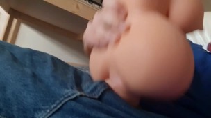 Came all over my self trying to edge