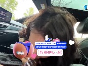 Unforgettable Blowjob Compilation: Darcy Dark Delivers Epic Oral Sessions in a Car 9/16