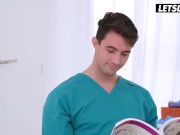 Anal Fuck At Work with Slutty Nurse . Eden Ivy, Athena Fleurs / HORNY HOSTEL 3/16