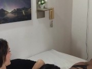 MY GIRLFRIEND LETS HER PUSSY BE PENETRATED WITH MY HARNESS 7/16