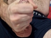 Cumming with slow motion after funking a mini sex doll watching 3d hentai futa porn 3/16