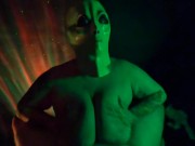 BBW ALIEN APPEARS TO COLLECT YOUR SPERM 6/16