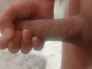 Stroking my hard cock again 3/16