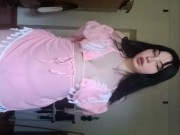 A gentle brunette in a night of pleasure. 7/16