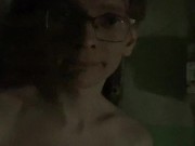 Naked walking in the stairwell 16/16